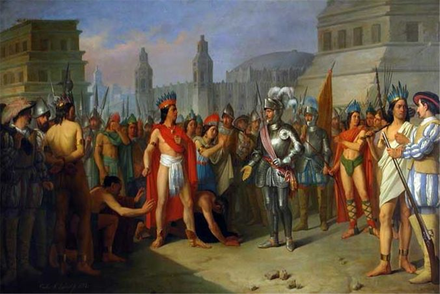 rencontre d'hernan cortes avec les populations indigènes du mexique