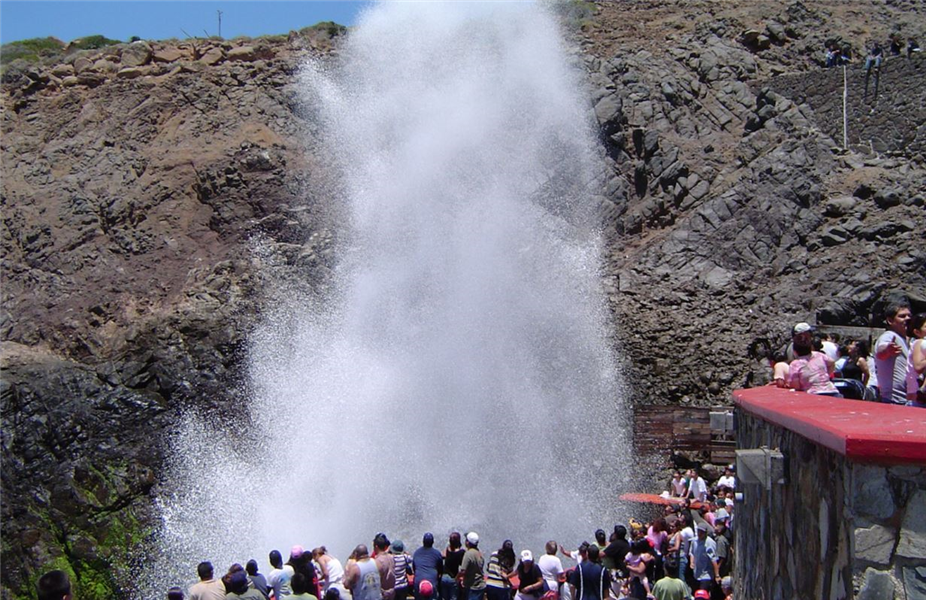 la bufadora geyser a ensenada au mexique