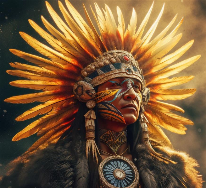 image d'un empereur azteque