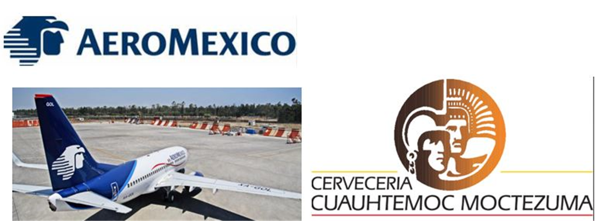 logo empereur aztèques sur aeromexico