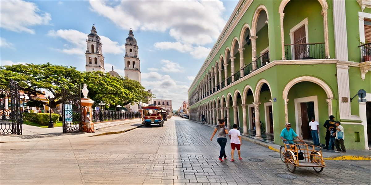 ville coloniale de Campeche au Mexique