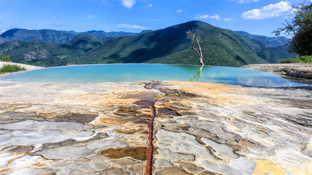 hierve el agua au sud de Oaxaca