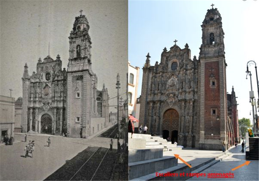 affaissement de terrain dans la ville de Mexico