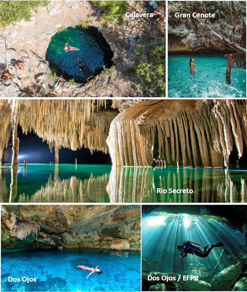 les cenotes proches de Playa del Carmen