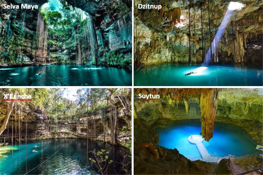 les cenotes proches de Valladolid au Yucatan