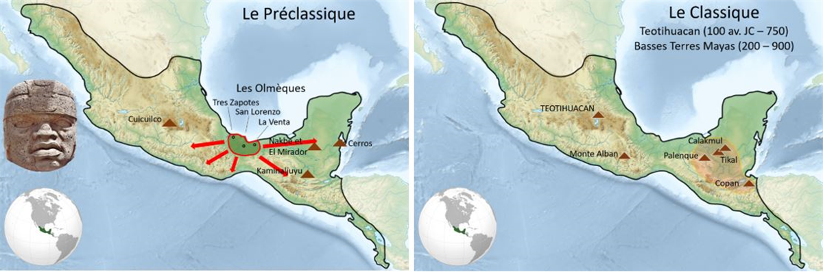 le pré classique et le classique pour son voyage au Mexique