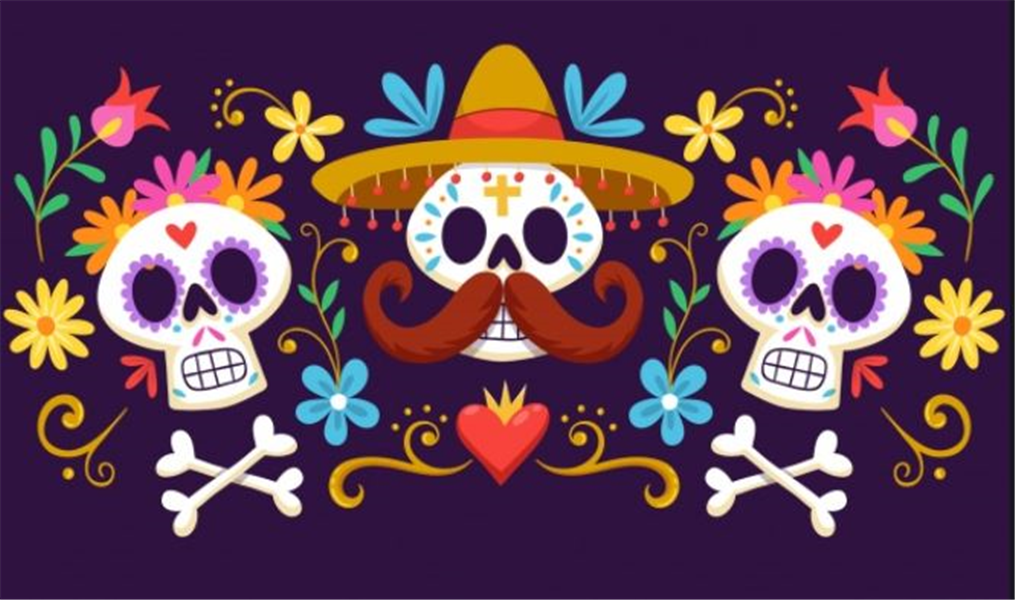 offrandes de la fête des morts au Mexique