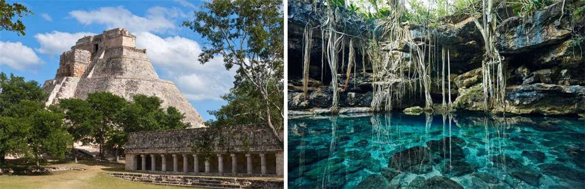 Decouvrir Uxmal et le cenote san antonio proches de Merida