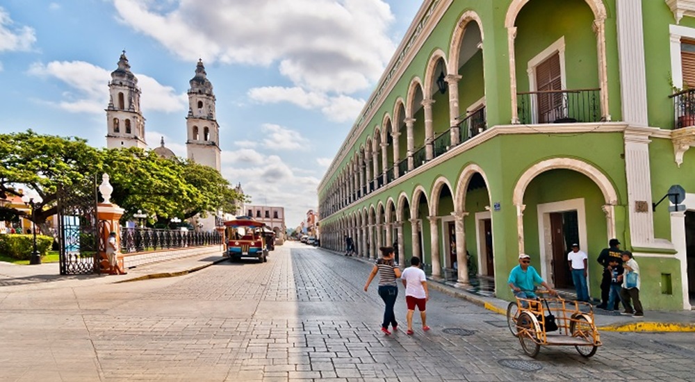 visiter campeche en famille pour se détendre lors de son voyage au Mexique