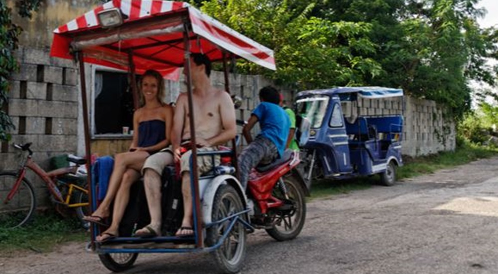 cenote en tuktuk