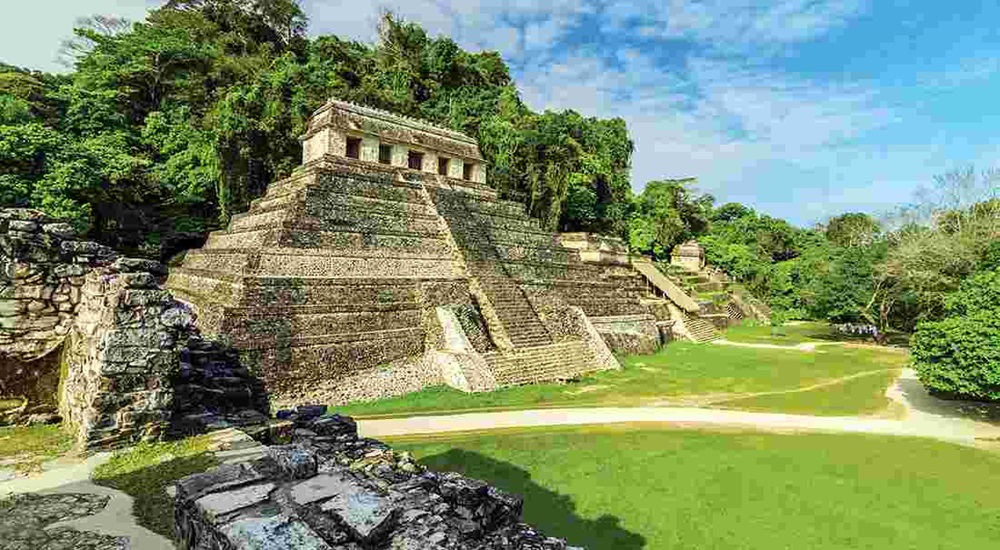 temple principal de palenque au Mexique