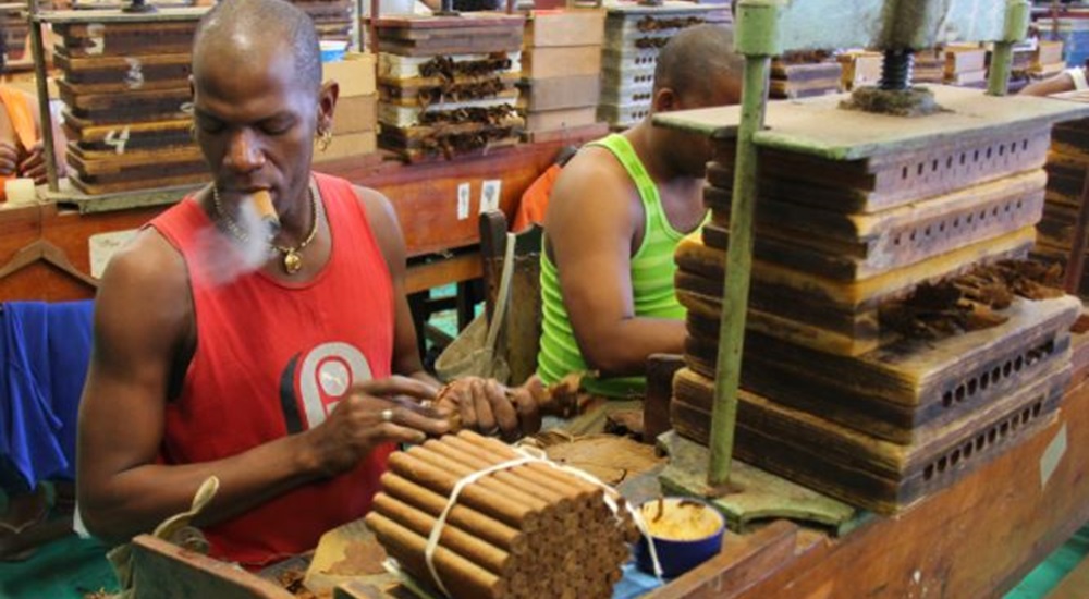 usine de fabrication de cigares a cuba