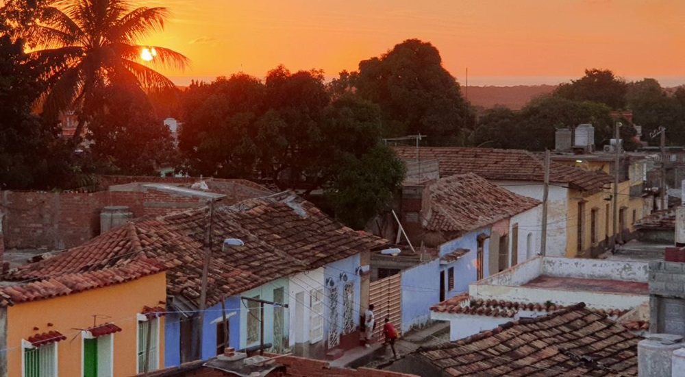 coucher de soleil sur trinidad